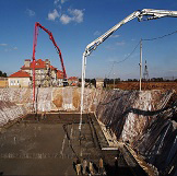 Поршневой бетононасос